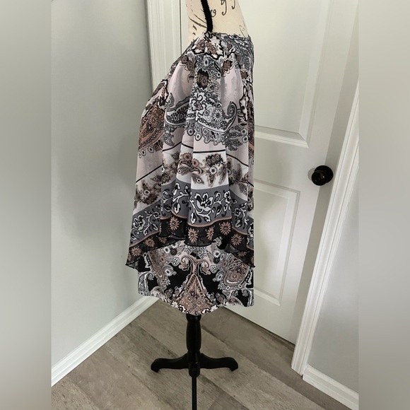 CATO Beautiful Sheer, Embellished, Boho Poncho w Matching Tank, Size14/16W, NWOT - Picture 4 of 8